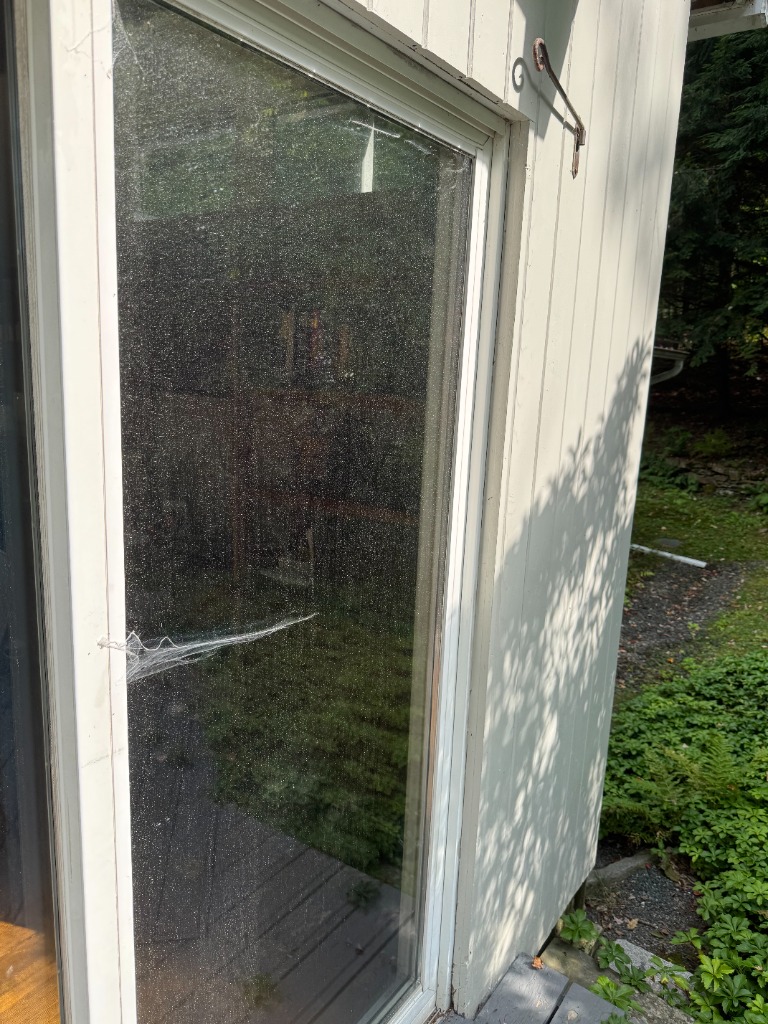 Window before cleaning