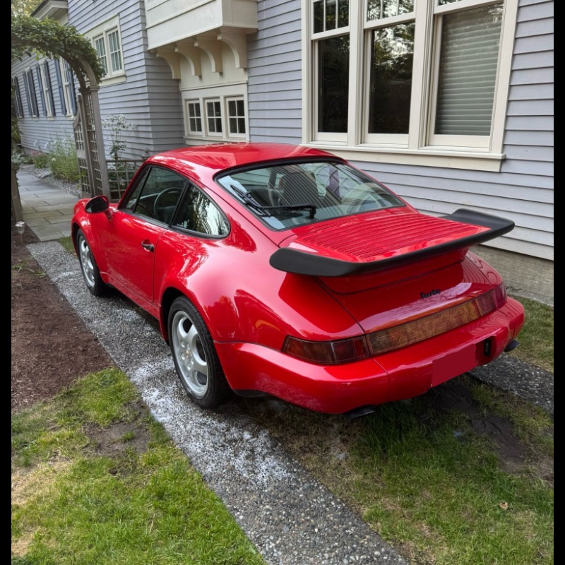 Red Porsche 911 Turbo