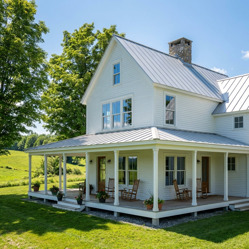 Vermont farmhouse